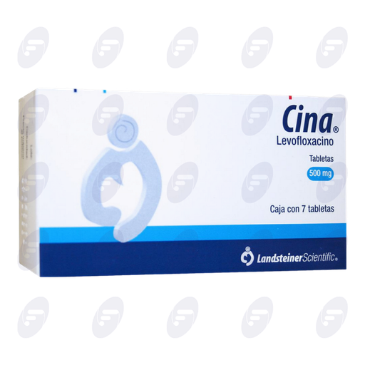 [119005] CINA  (LEVOFLOXACINO)500 MG.CAJA C/7 TAB