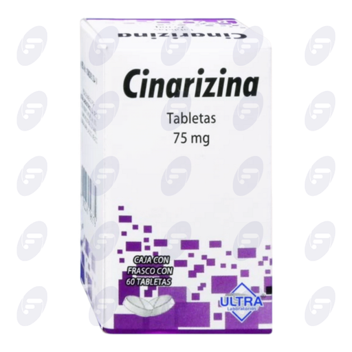[120144] CINARIZINA 75 MG CAJA C/60 TABLETAS