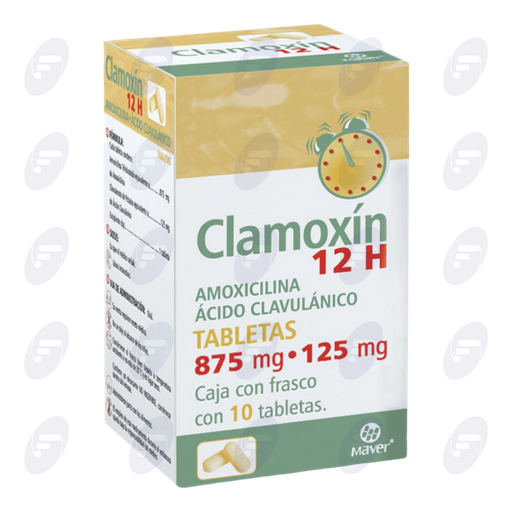 [031123] CLAMOXIN  12H  875/125MG. FCO.C/10 TABS.