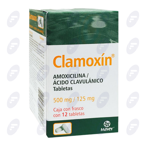 [031287] CLAMOXIN 500MG/125 MG.CAJA FCO C/12 TABS