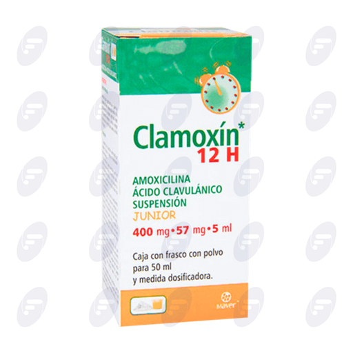 [031090] CLAMOXIN JR 12H 400/57  MG.C/50 ML.SUSP.