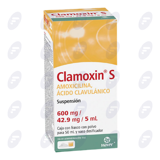 [031249] CLAMOXIN S   600/42.9 MG/5ML C/50ML SUSP