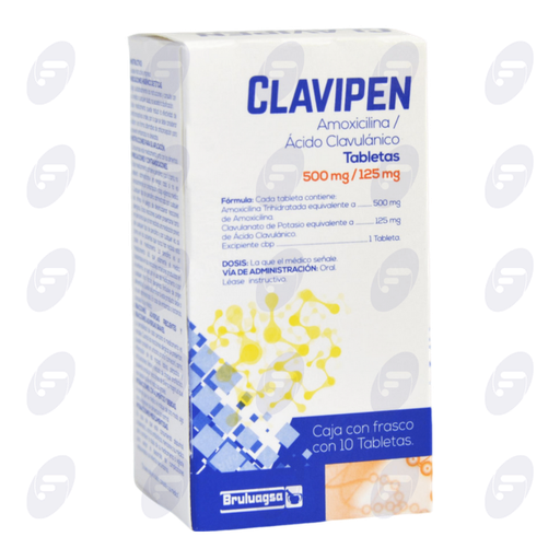 [066097] CLAVIPEN       500/125MG.FCO. C/10 TABS.