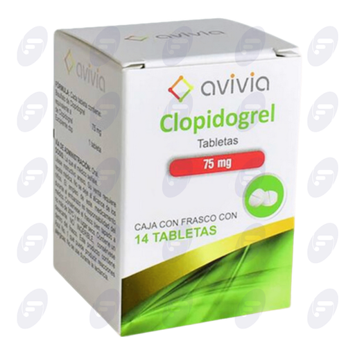 [220063] CLOPIDOGREL AVIVIA 75MG. CAJA C/14 TABS.