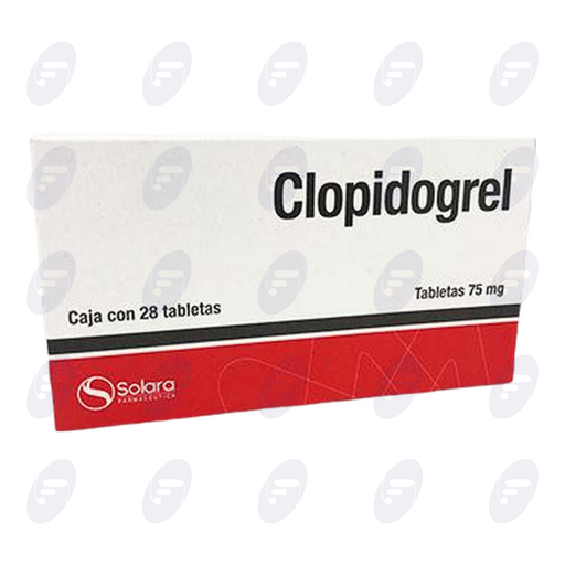 [153007] CLOPIDOGREL SOLARA 75 MG CAJA C/28 TAB.