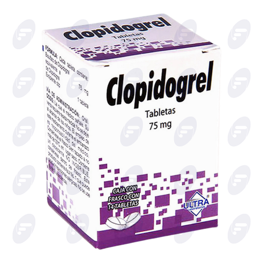 [120057] CLOPIDOGREL ULTRA 75 MG. CAJA C/14 TABS.
