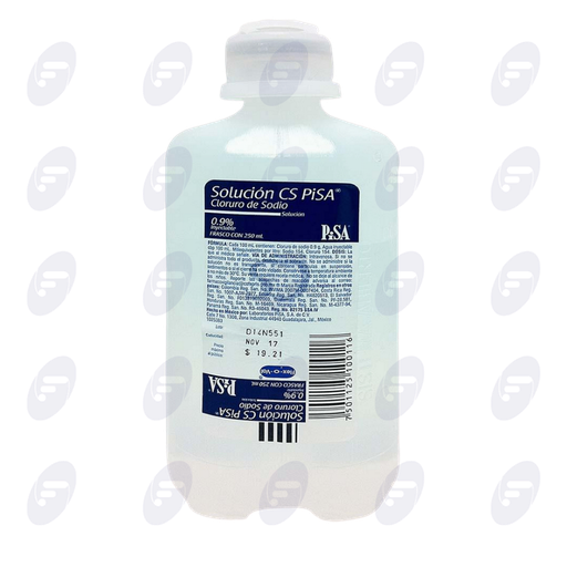[012022] CLORURO DE SODIO  FCO.C/250 ML.