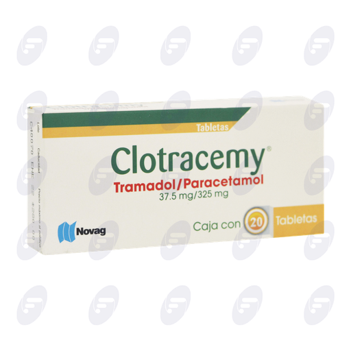 [023192] CLOTRACEMY 37.5MG/325MG CAJA C/20 TABLET