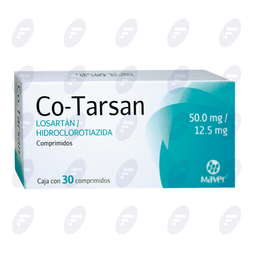 [031208] CO-TARSAN 50/12.5 MG.CAJA C/30 COMP.
