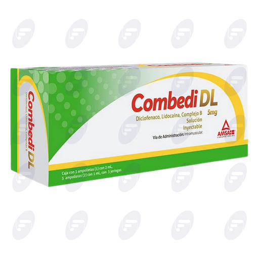 [020117] COMBEDI DX CAJA C/3 AMP CON 2ML C/JERING