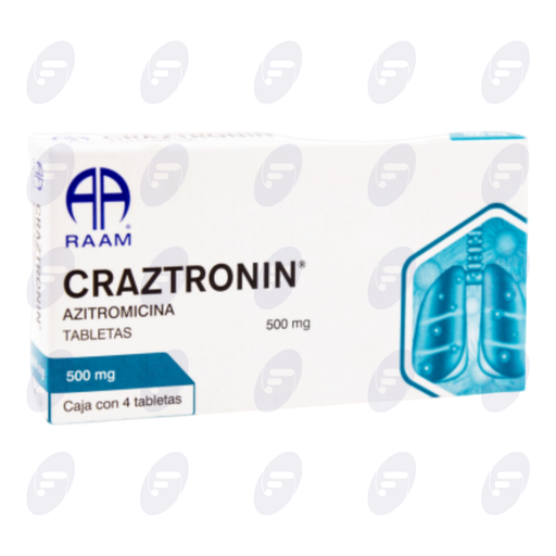 [190074] CRAZTRONIN   500 MG.CAJA C/4 TABS.