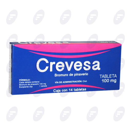 [003195] CREVESA   100 MG. CAJA C/14 TABS.