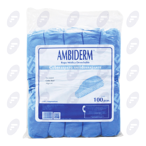 [123007] CUBREZAPATO C/ANTIDERRAP.BOLSA C/100 PZ