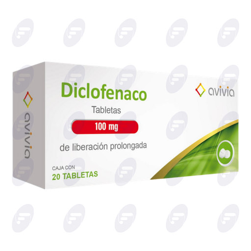 [220002] DICLOFENACO AVI 100 MG.CAJA C/20TABS.L.P