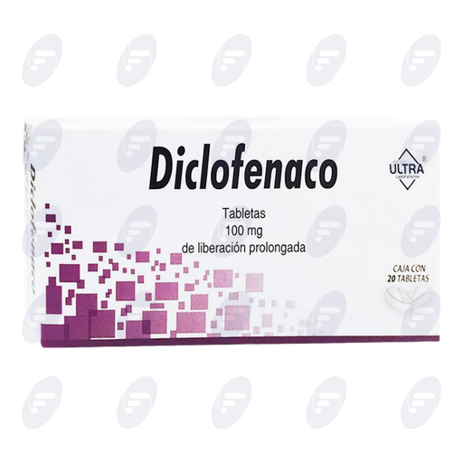[120108] DICLOFENACO ULT 100 MG. CAJA C/20 GR.L N