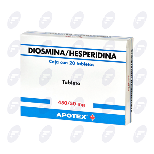 [021001] DIOSMINA / HESPIRIDINA  450/50 MG CAJA C/20 TABS