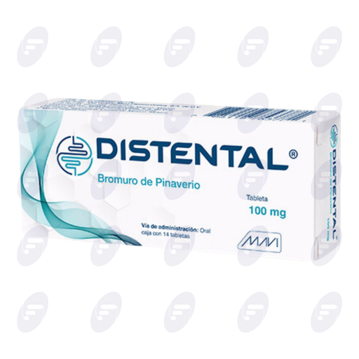 [107140] DISTENTAL     100 MG. CAJA C/14 TABS.