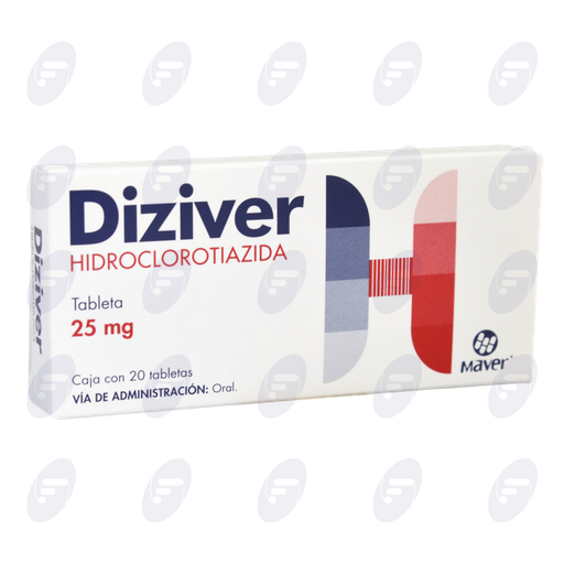 [031324] DIZIVER 25 MG CAJA C/20 TABS