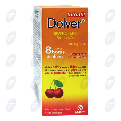 [031271] DOLVER NARANJA 100MG/5ML 120ML SUSP