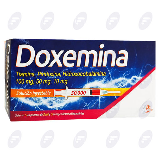 [034255] DOXEMINA   CAJA C/5 AMP.DE 2 ML.Y 5 JER.