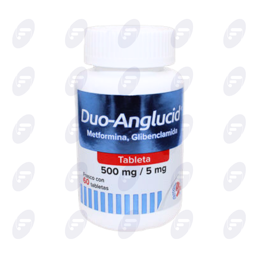 [034268] DUO-ANGLUCID     500/5 MG.FCO.C/60 TABS.