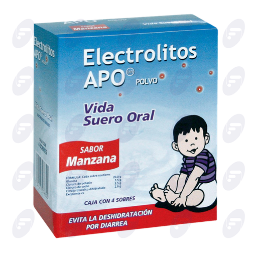 [021011] ELECTROLITOS PTN MANZANA   C/4 SOB.28 GR