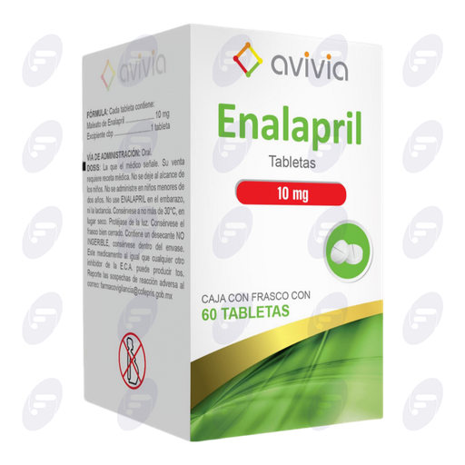 [220036] ENALAPRIL  AVI 10 MG CAJA C/60 TABS