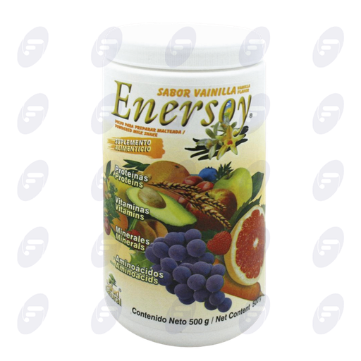 [030049] ENERSOY VAINILLA       500 GR.POLVO FCO.