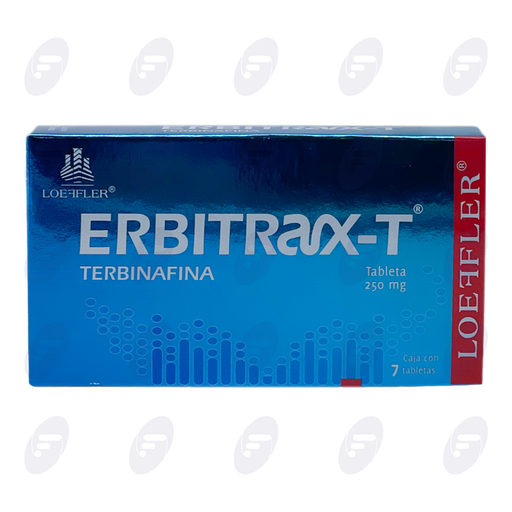 [154041] ERBITRAX-T         250 MG.CAJA C/7 TABS.