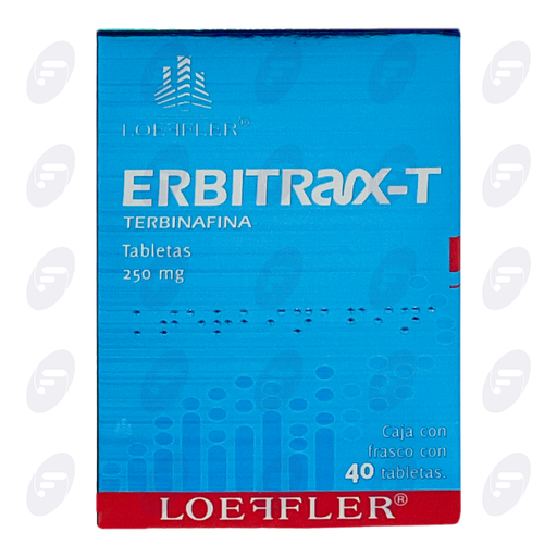 [154109] ERBITRAX-T 250MG CAJA C/40 TABS