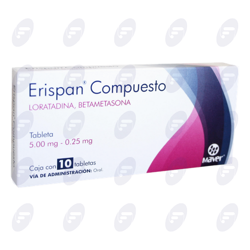 [031306] ERISPAN COMP    CAJA C/10 TABS.