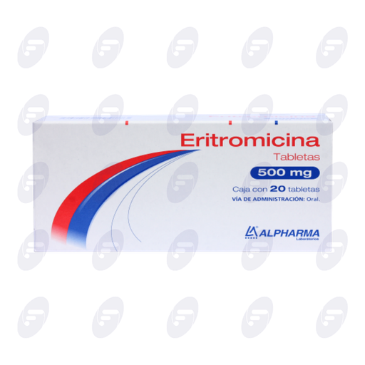[155350] ERITROMICINA ALPHARMA 500 MG C/20 TAB