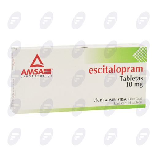 [020082] ESCITALOPRAM AMSA 10 MG. CAJA C/14 TABS.
