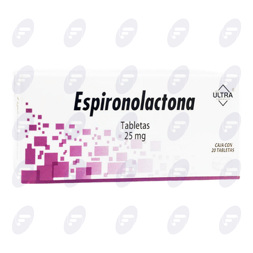[120085] ESPIRONOLACTONA ULT 25 GR CAJA C/20 TAB