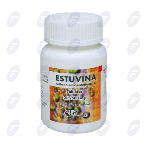 [003137] ESTUVINA      500/2.5 MG.FCO.C/30 TABS.