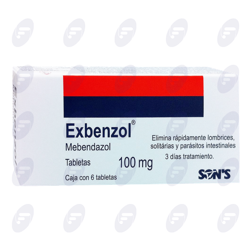 [013034] EXBENZOL           100 MG.CAJA C/6 TABS.
