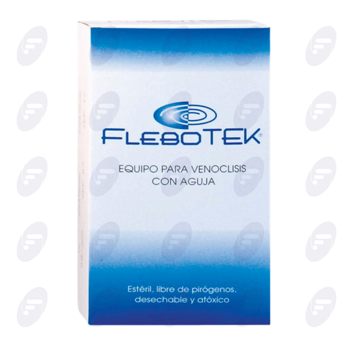 [012007] FLEBOTEK    EQUIPO DE VENOCLISIS C/AGUJA