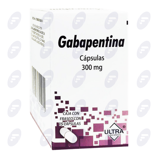 [120112] GABAPENTINA ULTRA 300MG CAJA FCO C/15CAP