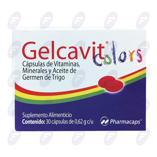 [016033] GELCAVIT COLORS (INF) CAJA C/30 CAPS.