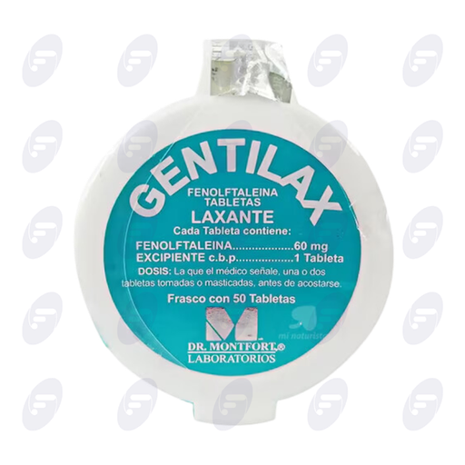 [204001] GENTILAX  60 MG.FCO.C/50 TABS.