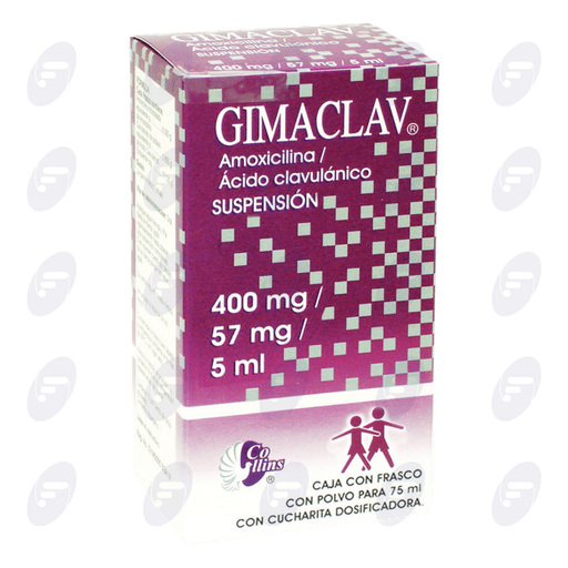 [034201] GIMACLAV         400/57 MG.C/75 ML.SUSP.
