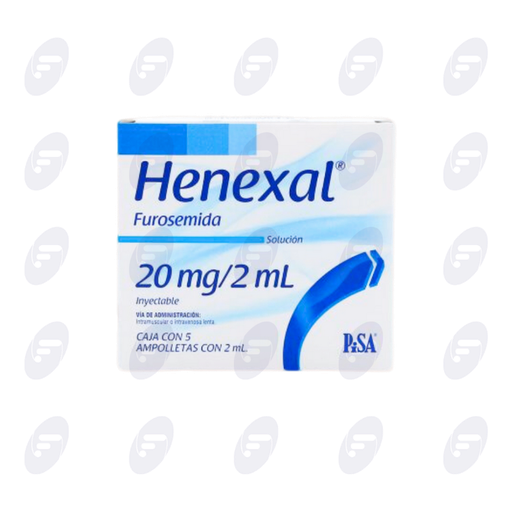 [012164] HENEXAL 20MG/2ML  CAJA C/5 AMP C/2ML IM/IV