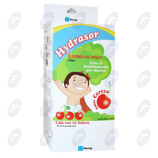 [023174] HYDRASOR  CAJA C/25 SOBRES POLVO CEREZA