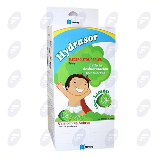 [023176] HYDRASOR  CAJA C/25 SOBRES POLVO LIMON