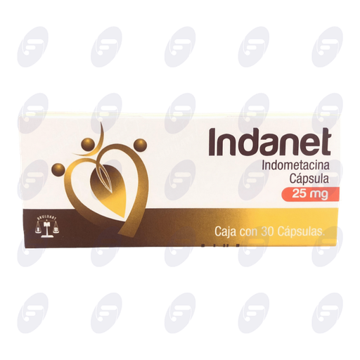 [066088] INDANET            25 MG.CAJA C/30 CAPS.