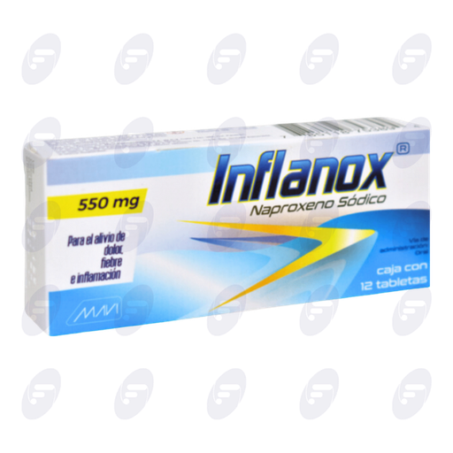 [107160] INFLANOX         550 MG. CAJA C/12 TABS.