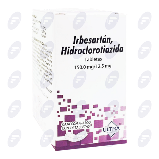 [120106] IRBESARTAN, HIDROCLOROTIAZIDA ULTRA 150/12.5 MG C/14