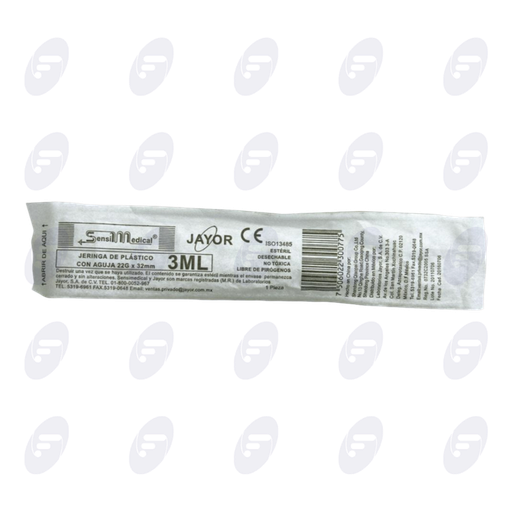 [130007] JERINGA  3 ML.SENSI  NEGRA 22G X 32 MM.
