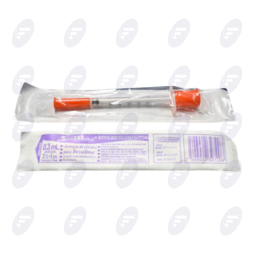 [130074] JERINGA 0.3ML SENSI INSULINA 31G X 6 MM.