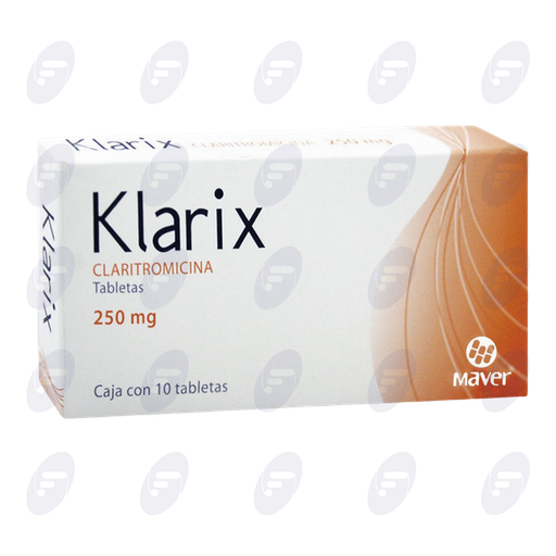 [031093] KLARIX            250 MG.CAJA C/10 TABS.